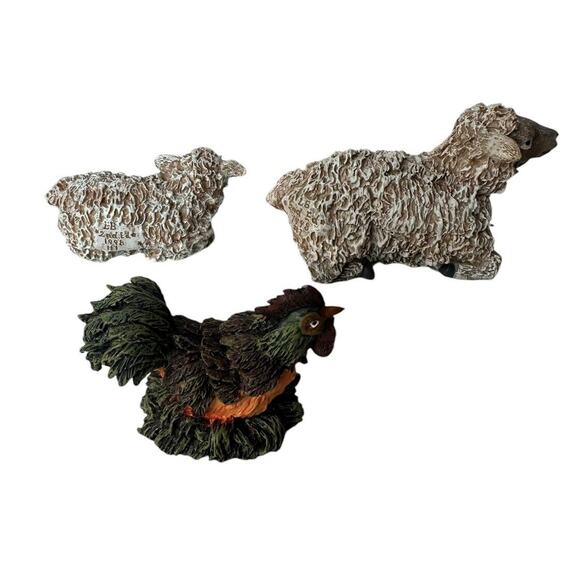 Vintage Lang and Wise Nativity Lisa Blowers Away in a Manger 6 pc 1998 2nd Ed - Picture 11 of 16